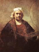 Rembrandt, Portrat of the artist